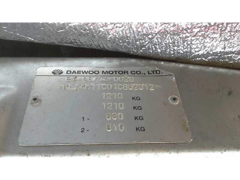 daewoo matiz del año 2002