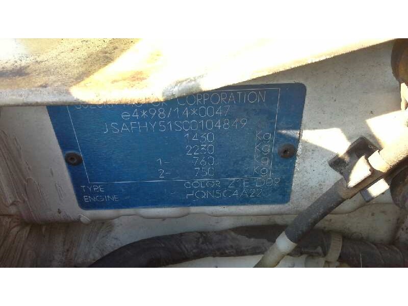 suzuki ignis rg (fh) del año 2001