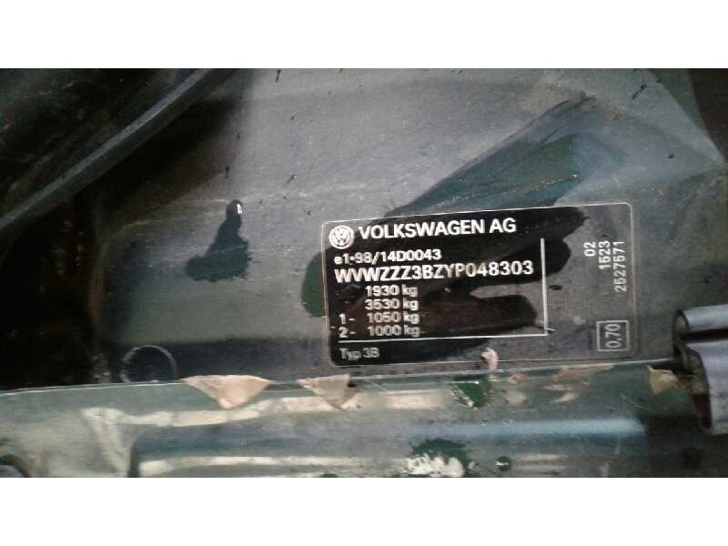 volkswagen passat berlina (3b2) del año 1999