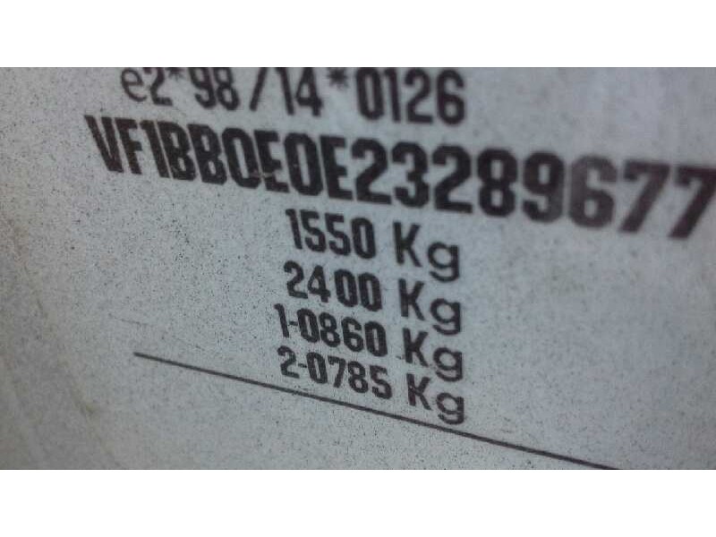 renault clio ii fase i (b/cbo) del año 2000