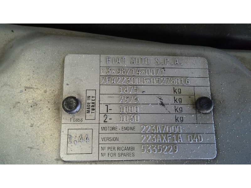 fiat doblo (119) del año 2004