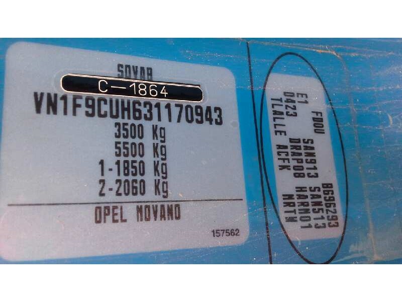 opel movano (2004 =>) del año 2004