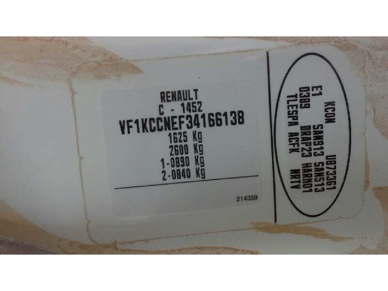 renault kangoo (f/kc0) del año 2005