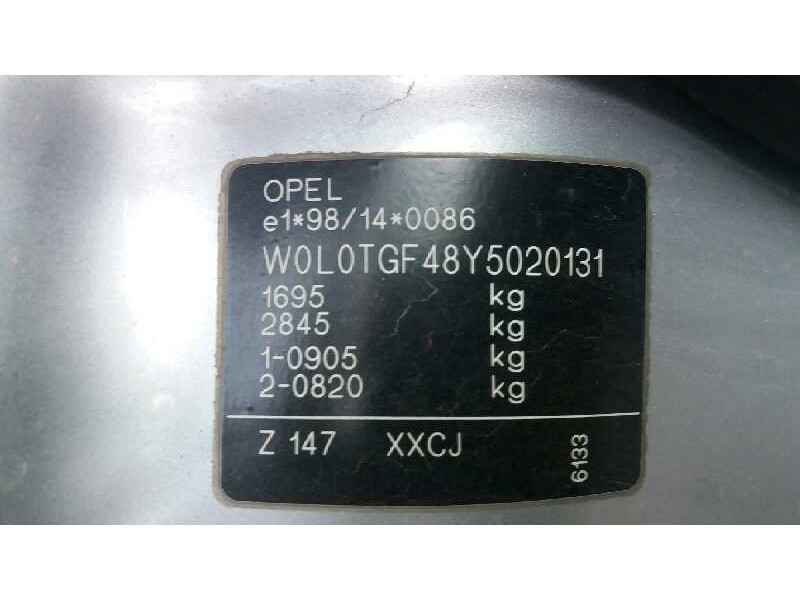 opel astra g berlina del año 1999