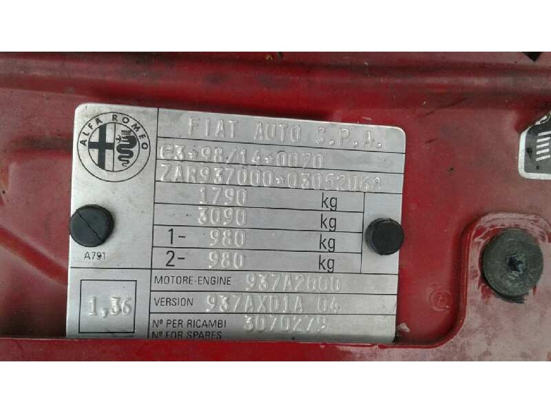 alfa romeo 147 (190) del año 2001