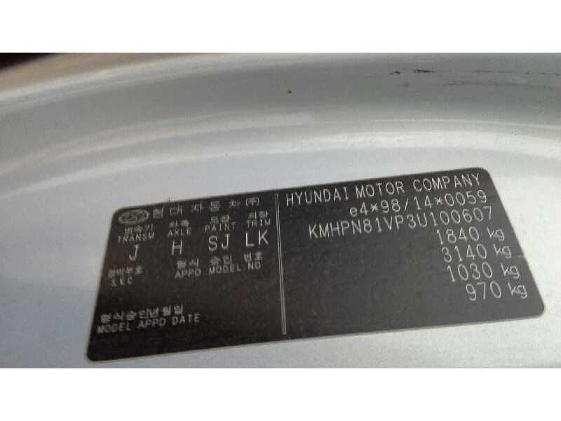 hyundai matrix (fc) del año 2003