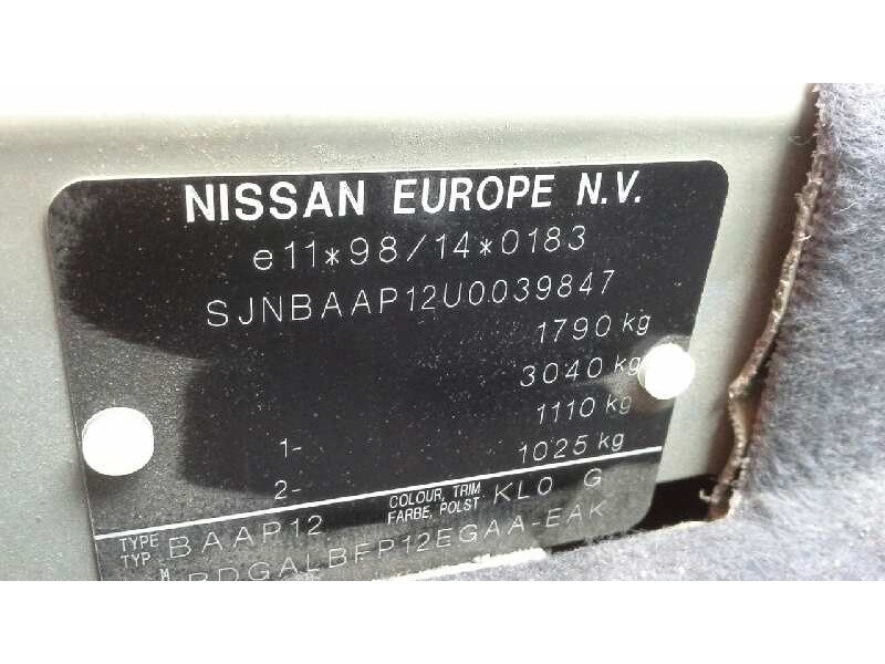 nissan primera berlina (p12) del año 2002