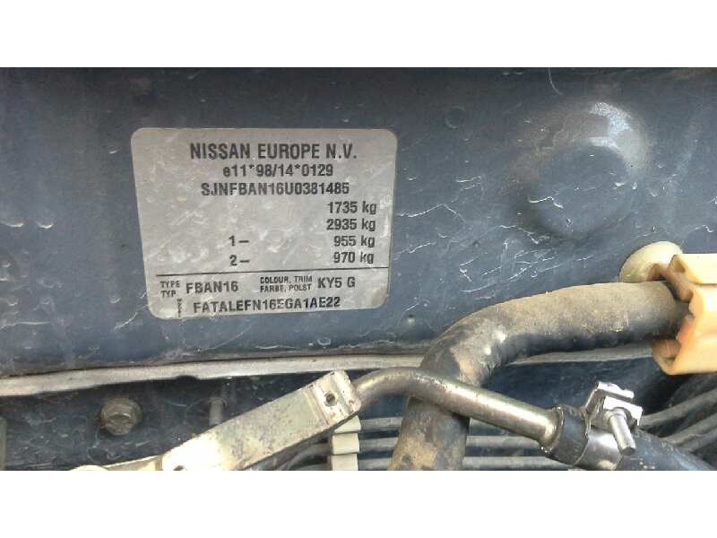 nissan almera (n16/e) del año 2003