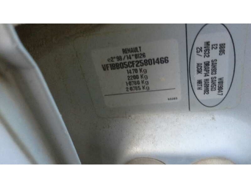 renault clio ii fase ii (b/cb0) del año 2001