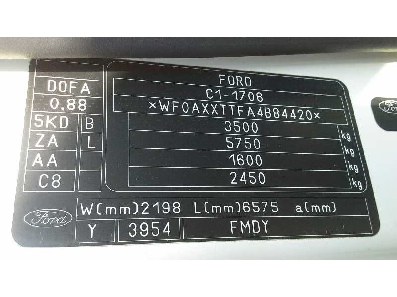 ford transit mod.2000 caja abierta del año 2004