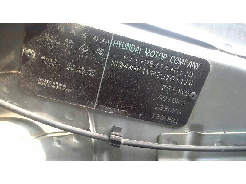 hyundai trajet (fo) del año 2002