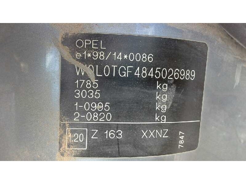 opel astra g berlina del año 2003