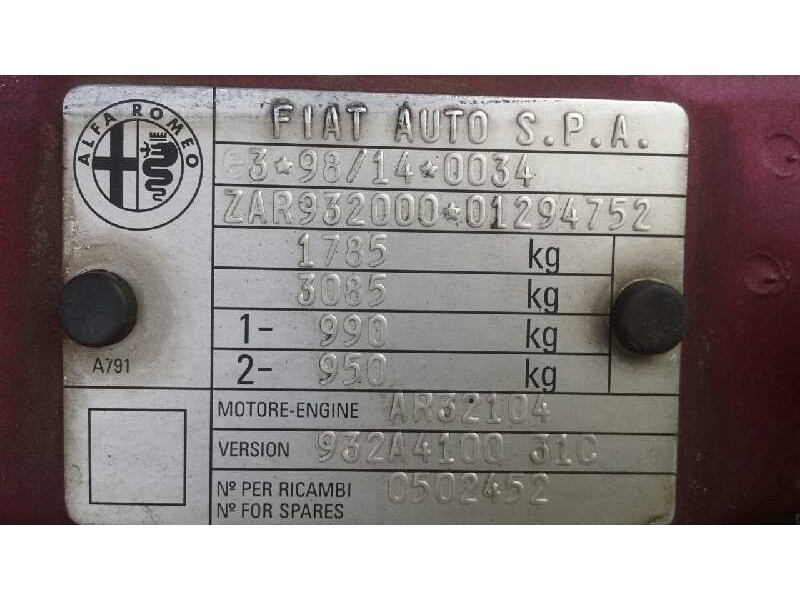 alfa romeo 156 del año 2004