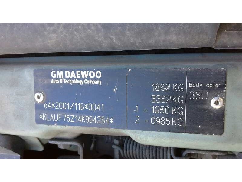 daewoo tacuma del año 2004