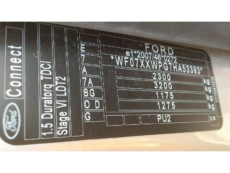 ford transit connect del año 2017