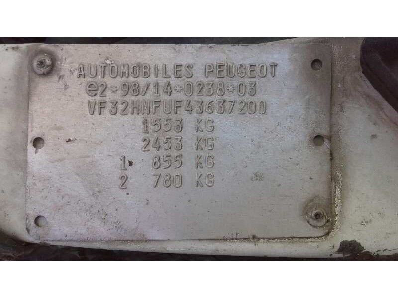 peugeot 206 berlina del año 2003