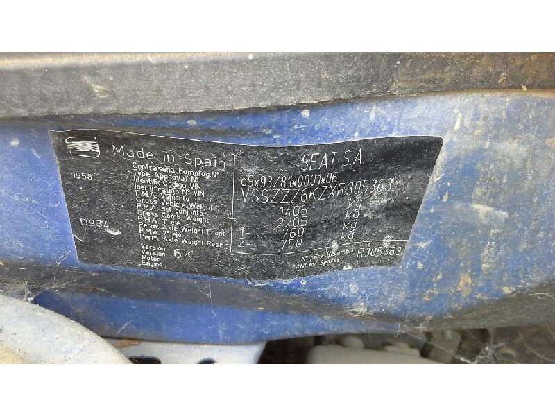 seat ibiza (6k) del año 1999