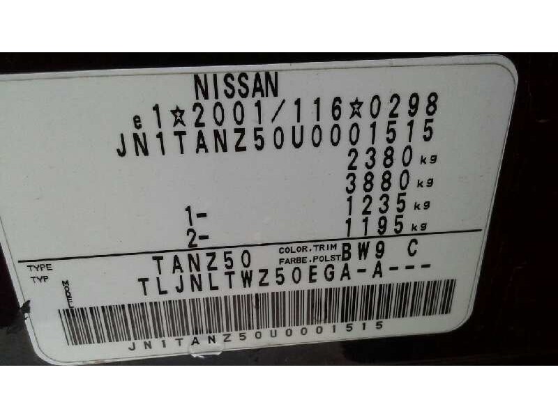 nissan murano (z50) del año 2005