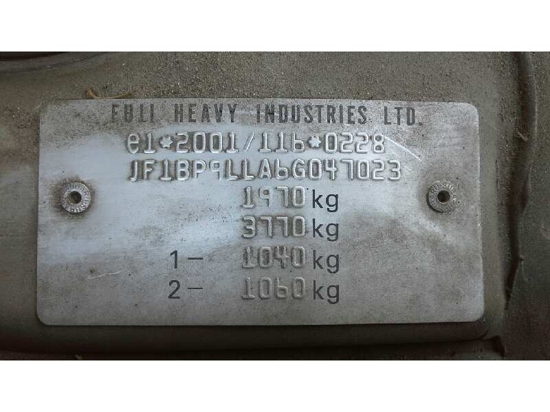 subaru legacy familiar/outback b13 (bp) del año 2005