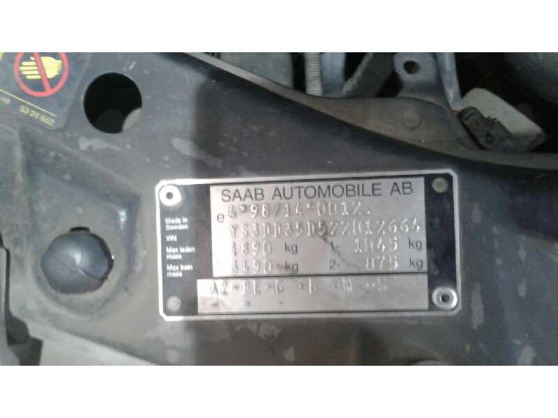 saab 9-3 coupé del año 2001