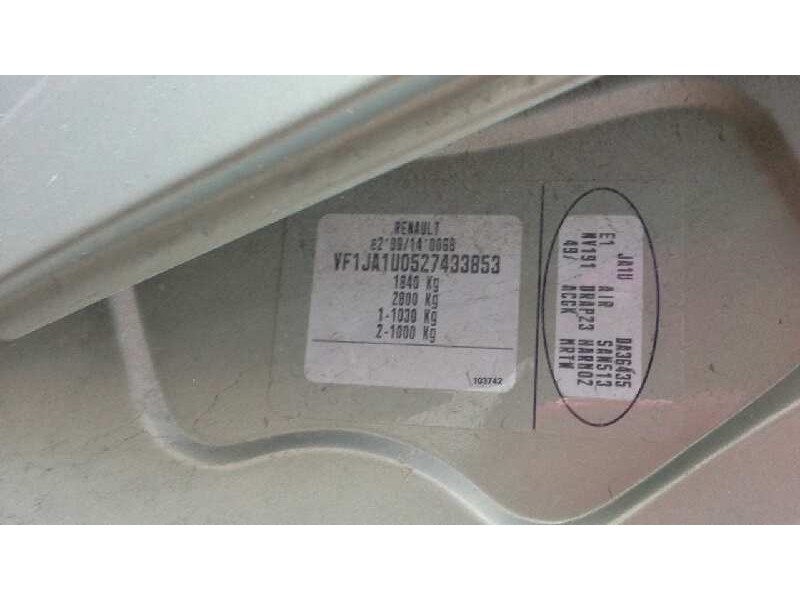 renault scenic (ja..) del año 2002