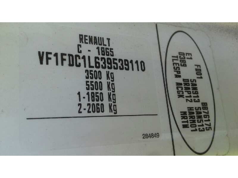 renault master ii ph. 2 pritsche/fgst del año 2008