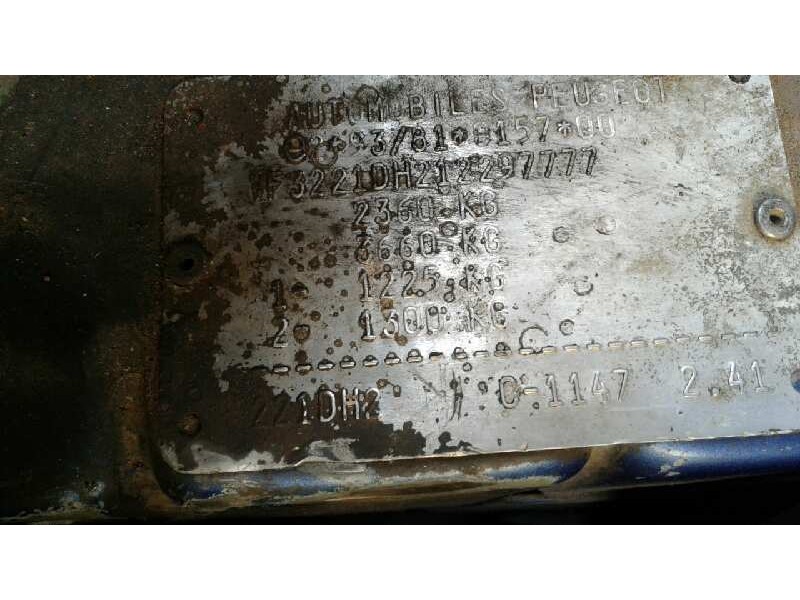 peugeot 806 del año 1997