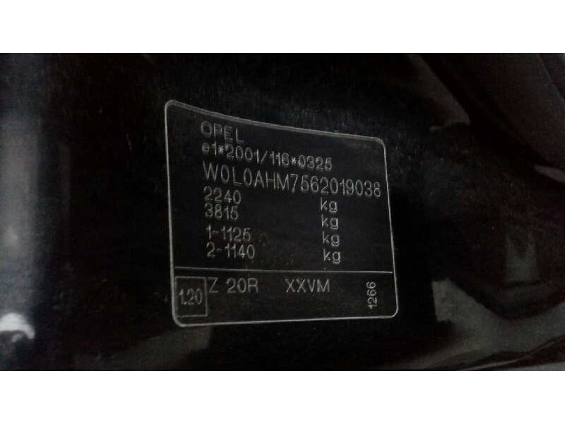 opel zafira b del año 2005