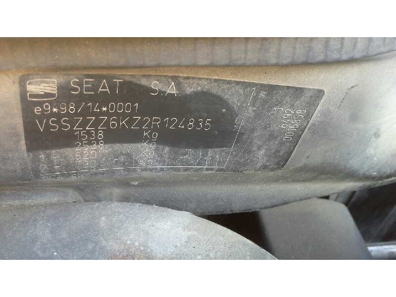 seat cordoba berlina (6k2) del año 2001