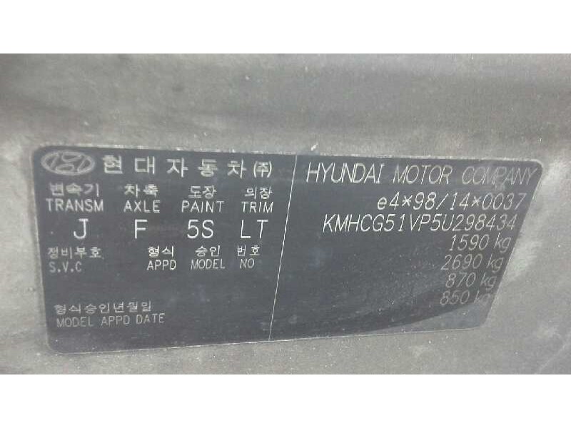 hyundai accent (lc) del año 2006