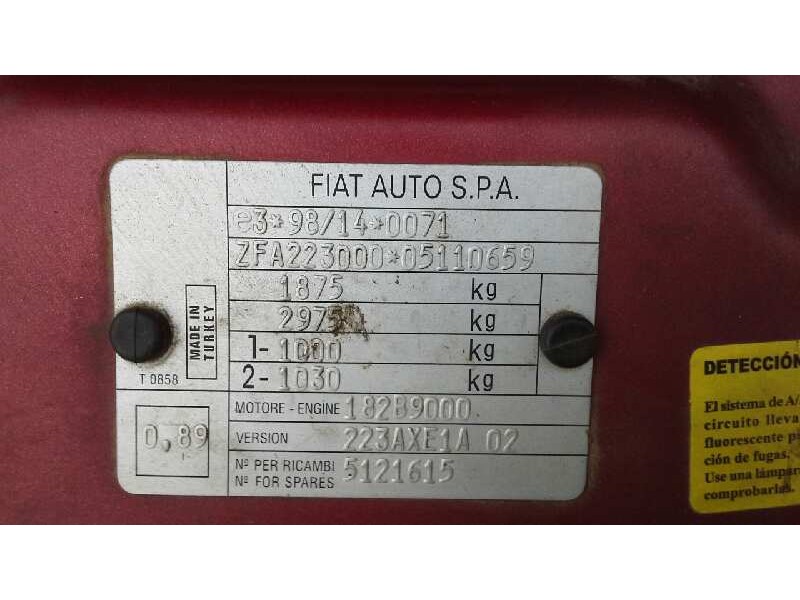 fiat doblo cargo (223) del año 2002