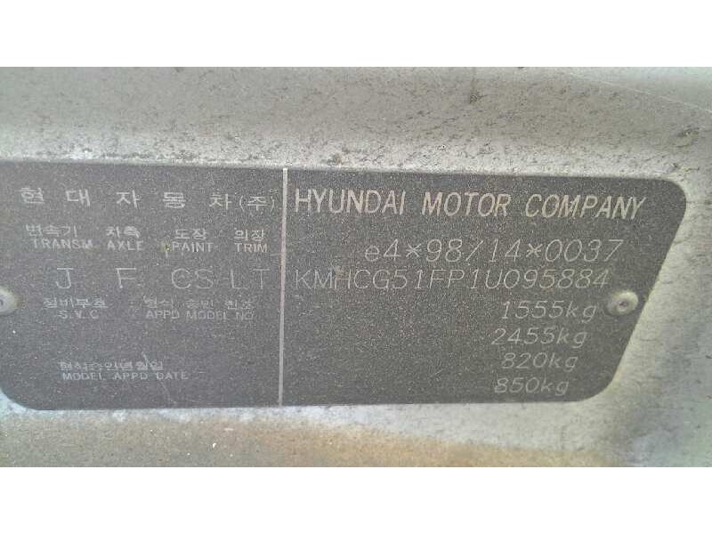 hyundai accent (lc) del año 2001