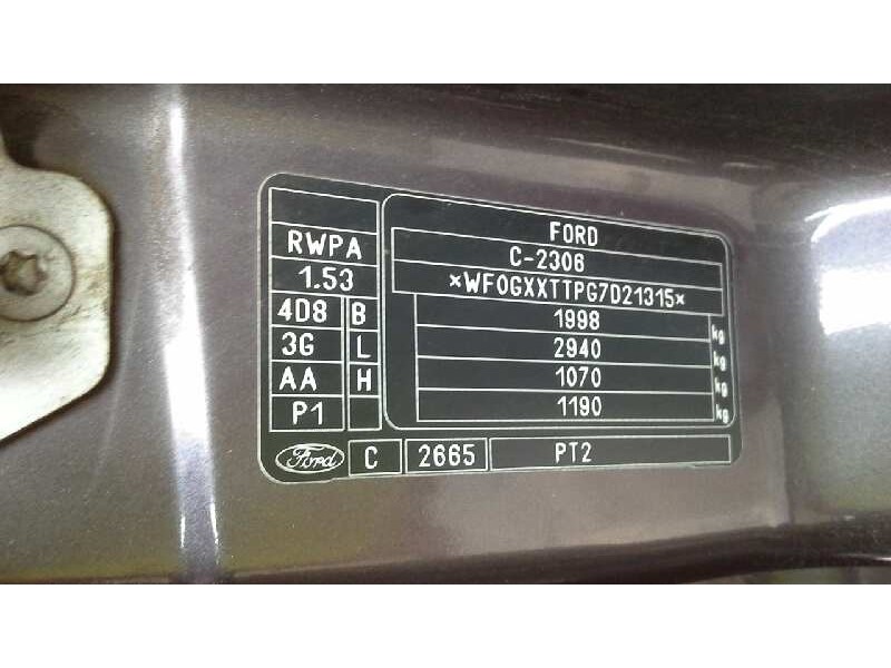 ford transit connect (tc7) del año 2007