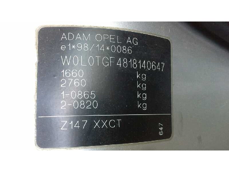 opel astra g berlina del año 2001