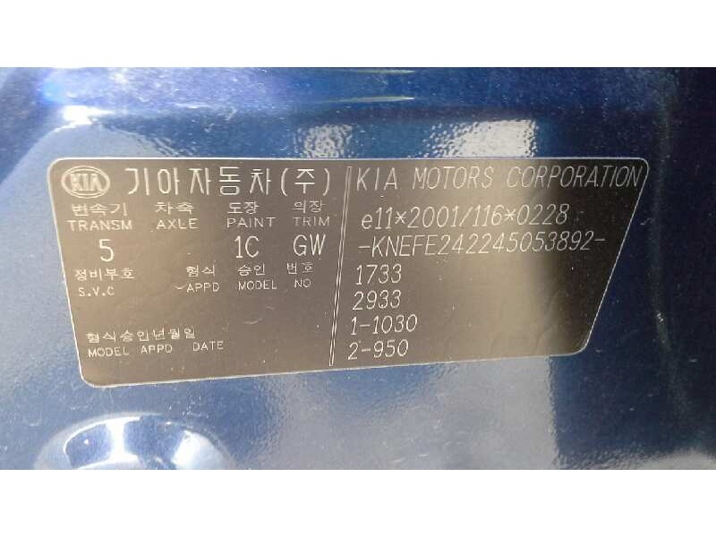 kia cerato del año 2004