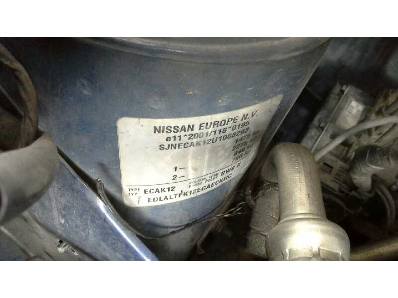 nissan micra (k12e) del año 2003