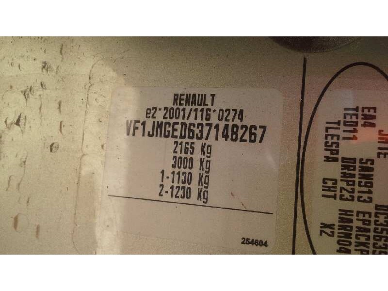 renault scenic ii del año 2007