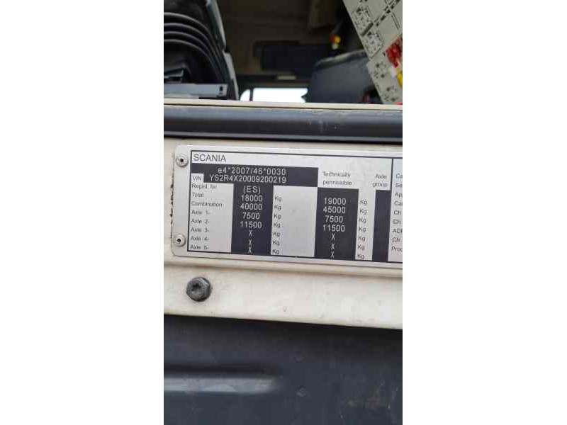 scania serie p/g/r (l-clase) del año 2015