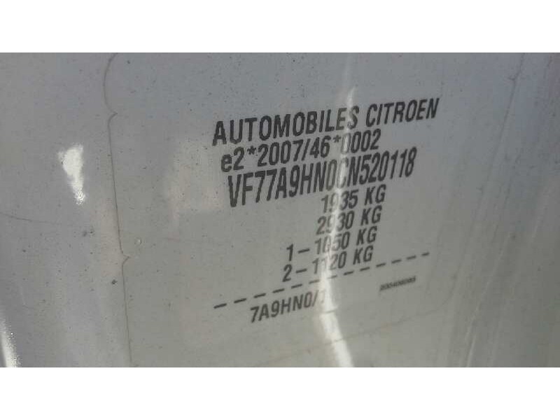 citroën berlingo station wagon del año 2012