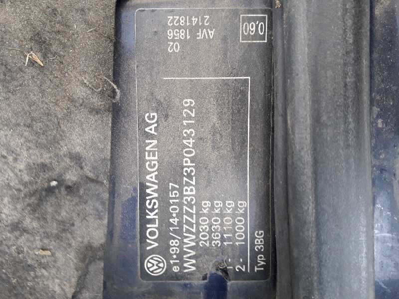 volkswagen passat berlina (3b3) del año 2002