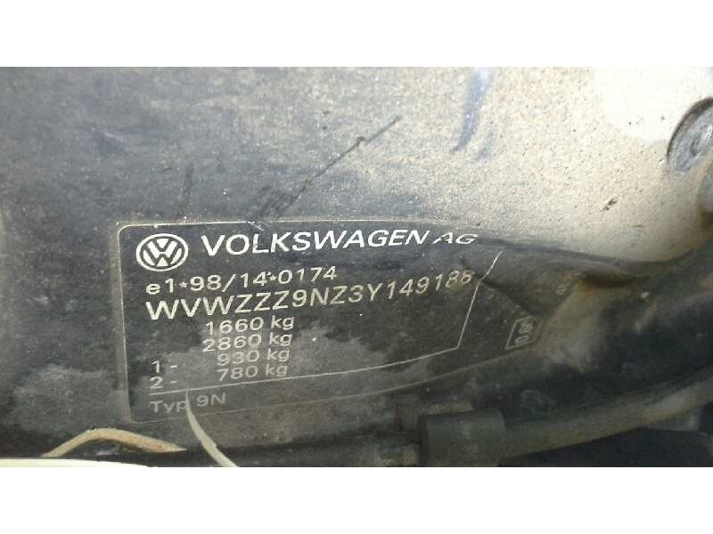 volkswagen polo (9n1) del año 2002