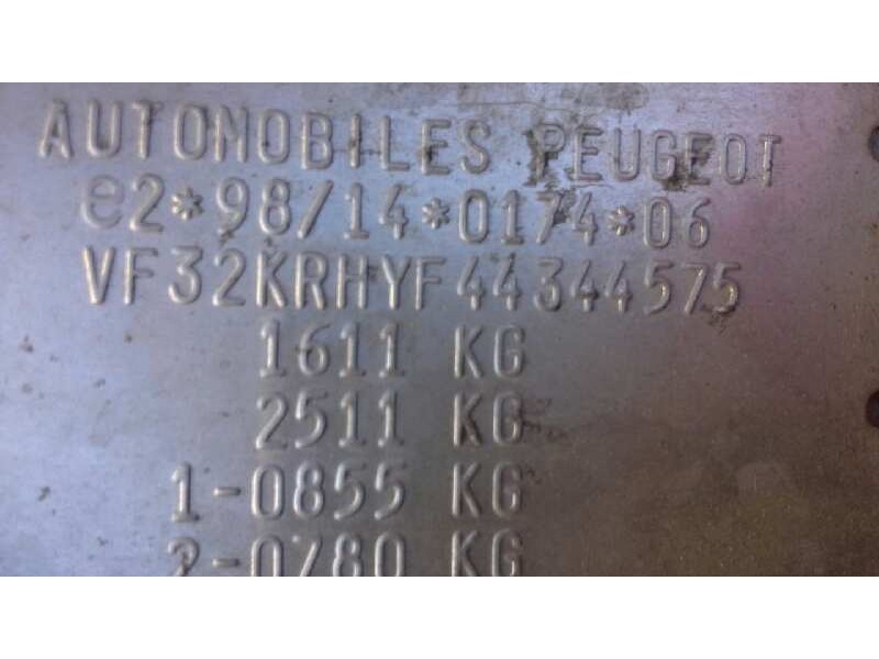 peugeot 206 sw del año 2005