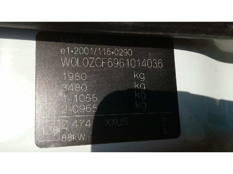 opel vectra c berlina del año 2005