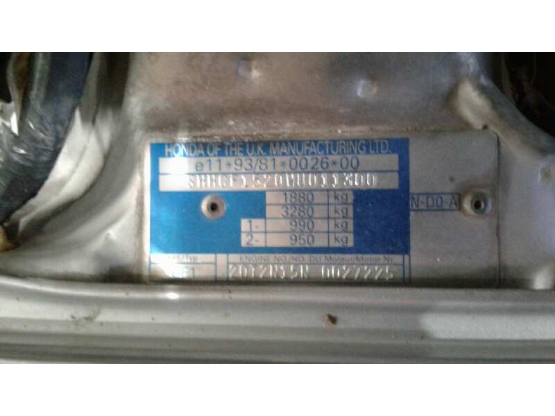 honda accord berlina (cg7-9/ch1-7) del año 1998