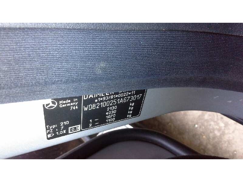 mercedes-benz clase e (w210) berlina diesel del año 1998