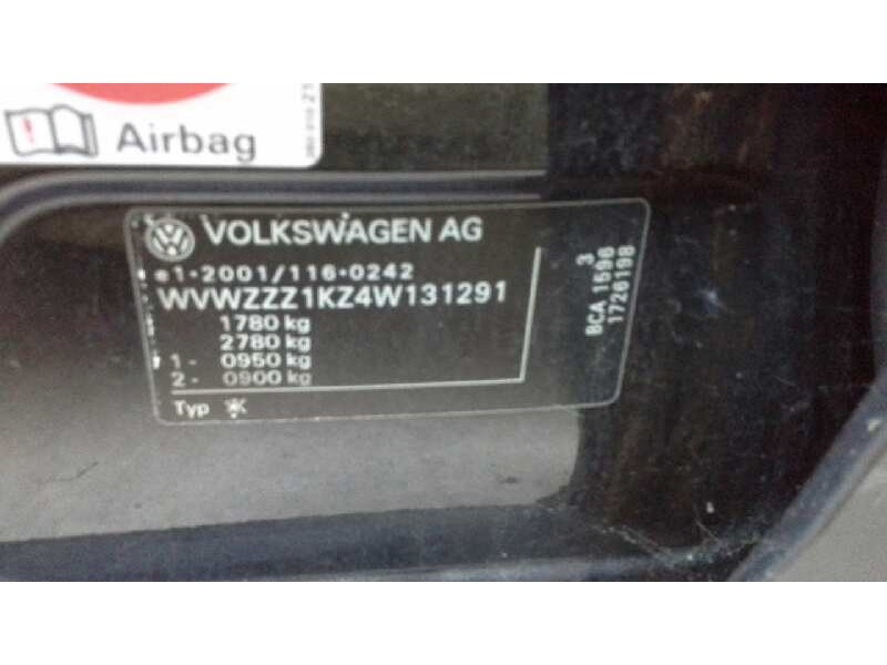 volkswagen golf v berlina (1k1) del año 2004