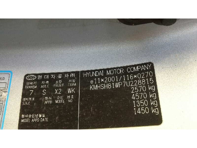 hyundai santa fe (bm) del año 2006