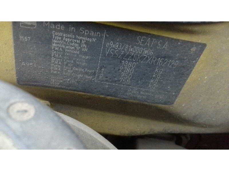 seat ibiza (6k) del año 1998