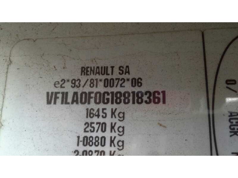 renault megane i fase 2 classic (la..) del año 1998