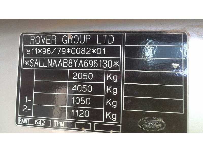 land rover freelander (ln) del año 1999